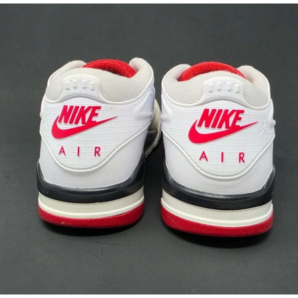 Nike Jordan 4 RM White Fire Red FQ7939-102 Men's Size‎ 8 New